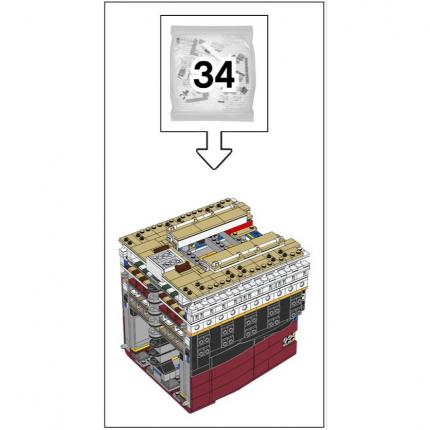 Sachet numéro 34 n°34 complet pour le set Lego Icons 10294 Le Titanic