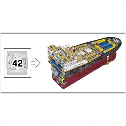 Sachet numéro 42 n°42 complet pour le set Lego Icons 10294 Le Titanic