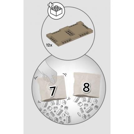 Lot sachets numéro 7 et 8 n°7 et n°8 complet pour le set Lego Icons 10307 La Tour Eiffel