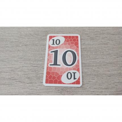 Carte numéro 10 n°10 pièce détachée Skyjo jeu de société #E15