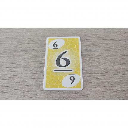 Carte numéro 6 n°6 pièce détachée Skyjo jeu de société #E15
