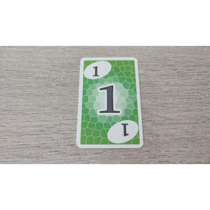 Carte numéro 1 n°1 pièce détachée Skyjo jeu de société #E15