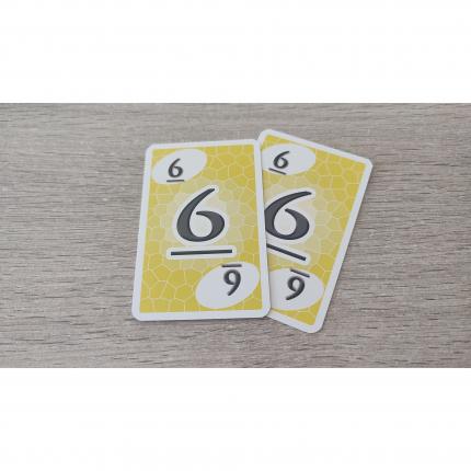 Lot x2 Carte numéro 6 n°6 pièce détachée Skyjo jeu de société #E15