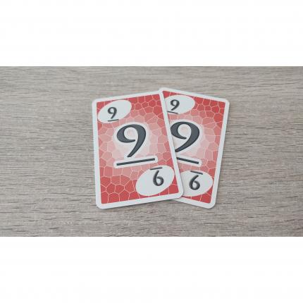 Lot x2 Carte numéro 9 n°9 pièce détachée Skyjo jeu de société #E15
