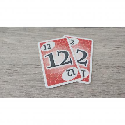 Lot x2 Carte numéro 12 n°12 pièce détachée Skyjo jeu de société #E15