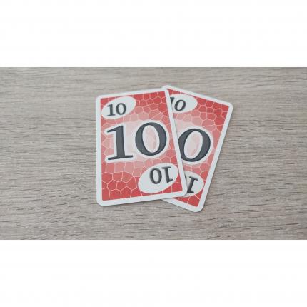 Lot x2 Carte numéro 10 n°10 pièce détachée Skyjo jeu de société #E15