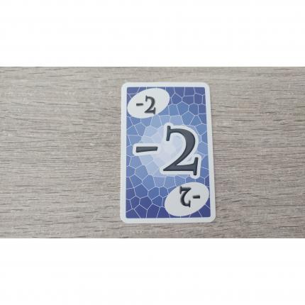 Carte numéro -2 n°-2 pièce détachée Skyjo jeu de société #E15