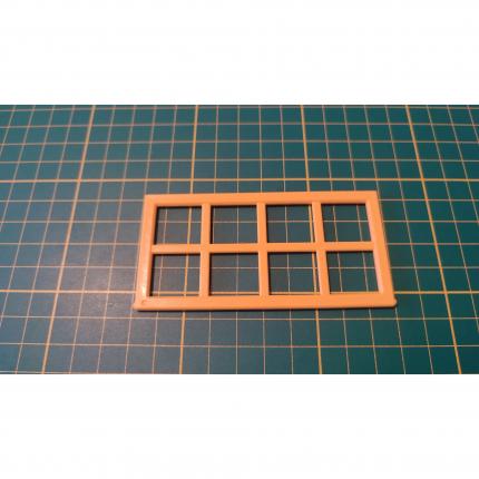 FENÊTRE GRILLE ORANGE PLAYMOBIL 4857 REF 30232300 LA MAISON DE CAMPAGNE E36