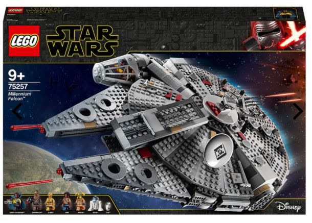 Set 75257 Lego Star Wars Faucon Millenium prix cassé