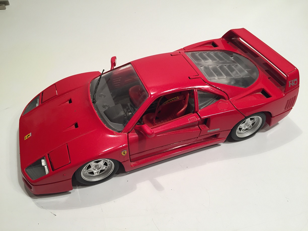 Pièces détachées miniature Tonka Polistil Ferrari F40 1/18ème