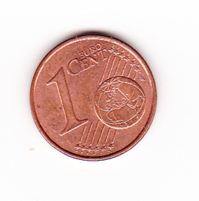 Pièce de monnaie 1 cent centimes euro