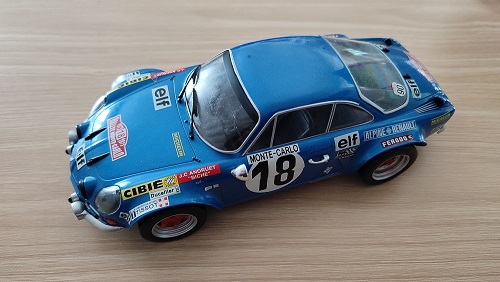 Pièces détachées miniature Alpine A110 Wrc Rallye Monté-Carlo n°18 A