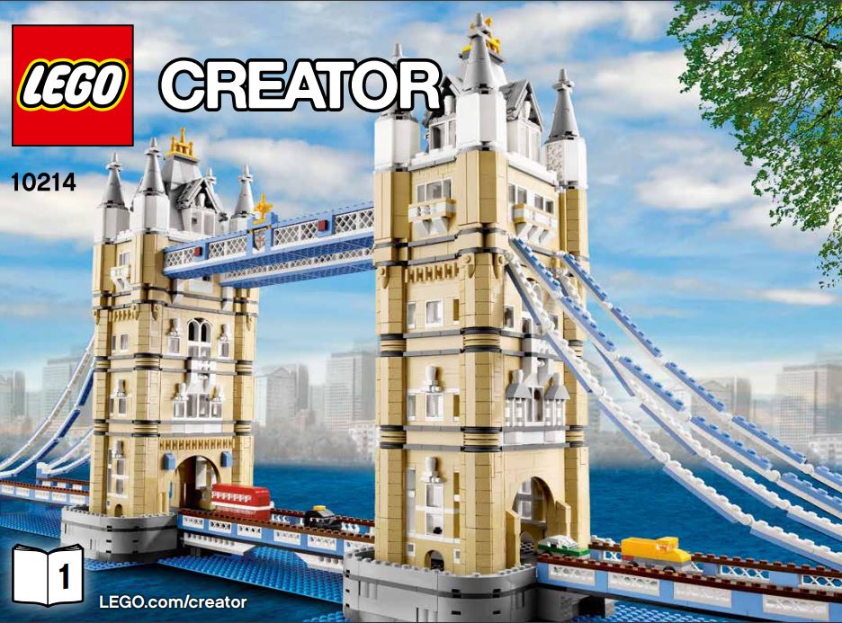 pièce détachée Lego 10214 lego Creator expert le tower bridge