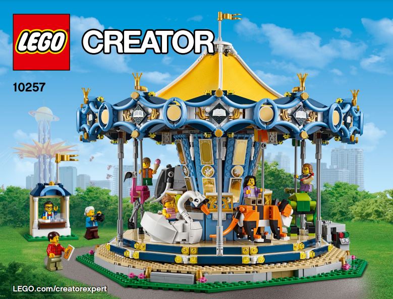 pièce détachée Lego 10257 lego creator expert le manège