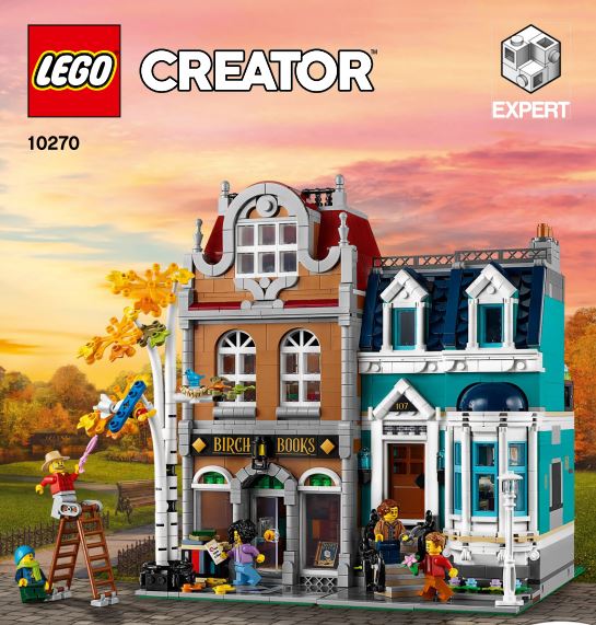 pièce détachée Lego 10270 lego Creator expert la librairie