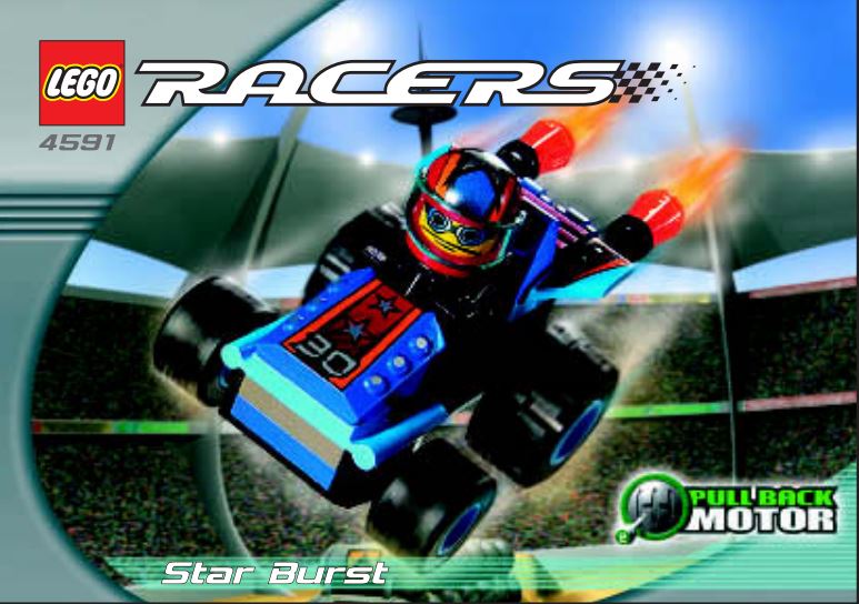 pièce détachée Lego racers set 4591 lego racers star strike