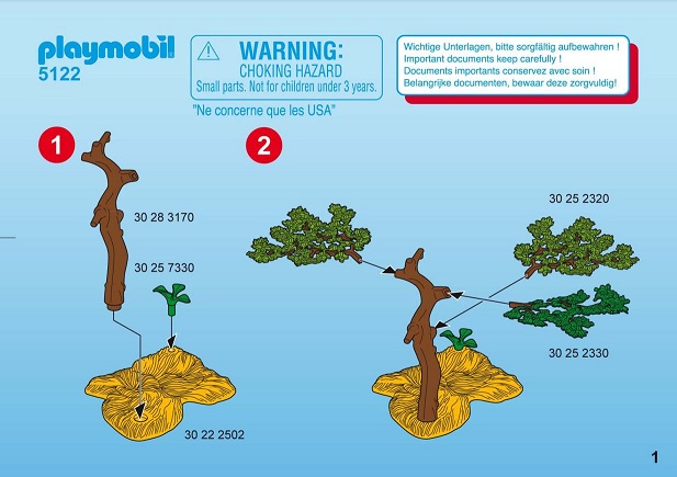 pièce détachée Playmobil 5122 Enclos et éleveur de cochons