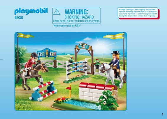 pièce détachée Playmobil 6930 Parcours d`obstacles