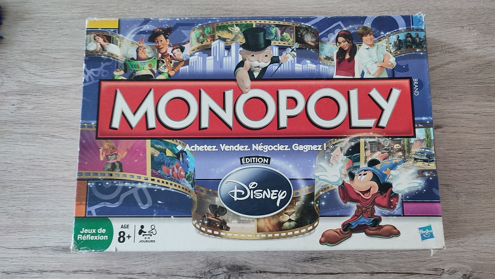 pièce détachée jeux de société Monopoly Disney