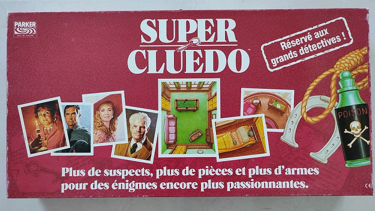 Pièce détachée jeu de société Super Cluedo Parker