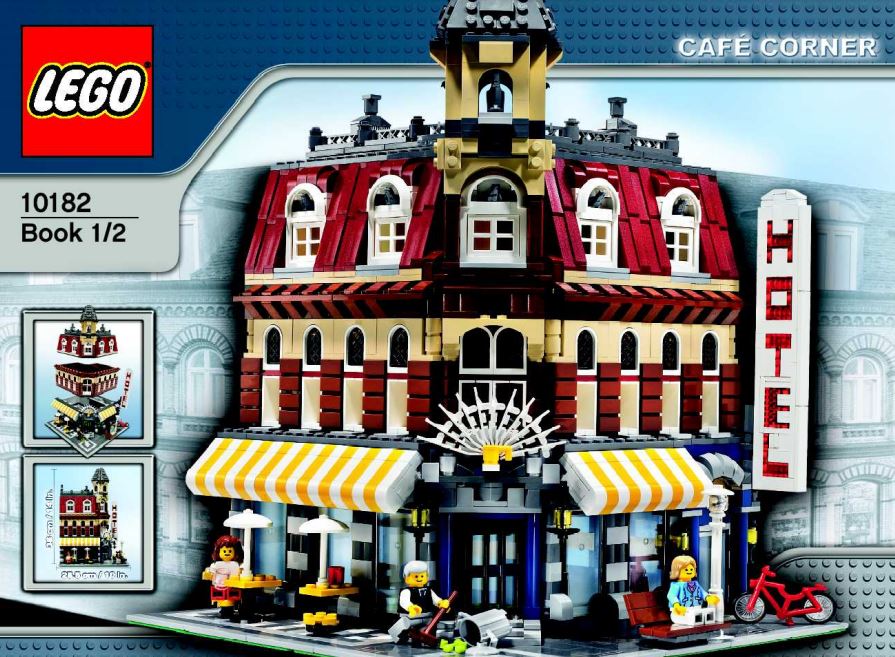 pièce détachée lego 10182 lego Creator expert café corner