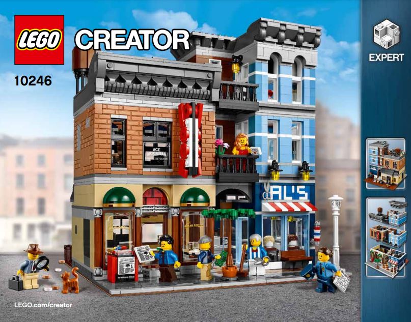 pièce détachée lego 10246 lego Creator expert le bureau du détective