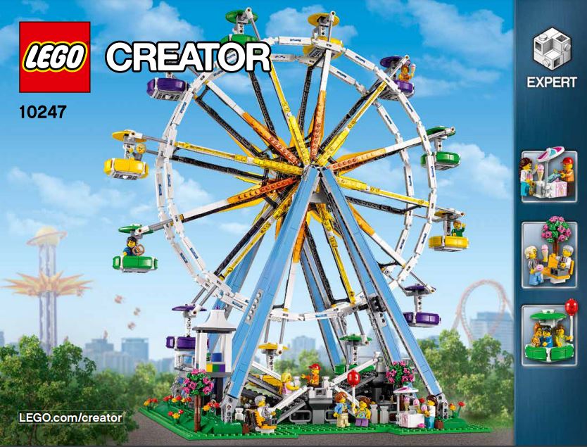 pièce détachée lego 10247 lego Creator expert la grande roue