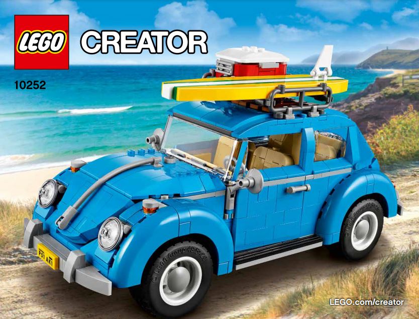 pièce détachée lego 10252 lego Creator expert la coccinelle Volkswagen