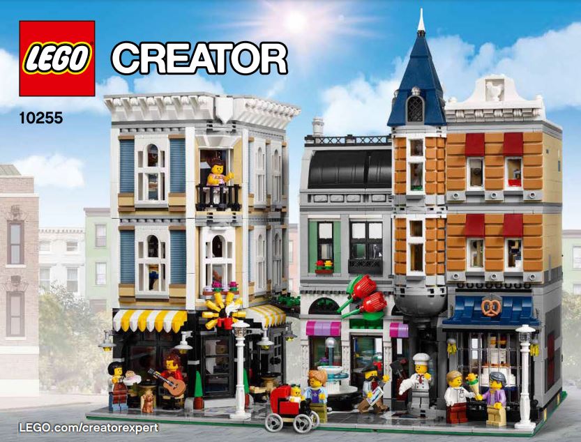 pièce détachée lego 10255 lego Creator expert la place de l`assemblée