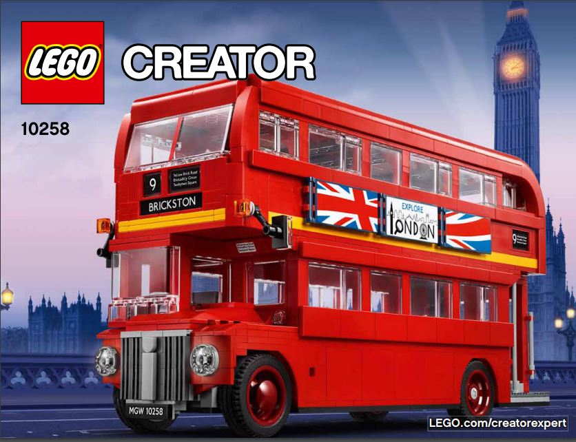 pièce détachée lego 10258 lego Creator expert le bus londonien