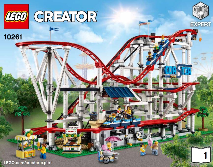 Pièces détachées set Lego Creator Expert 10261 Roller Coaster