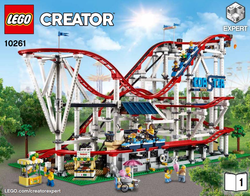 pièce détachée lego 10261 Creator expert roller coaster montagne russe