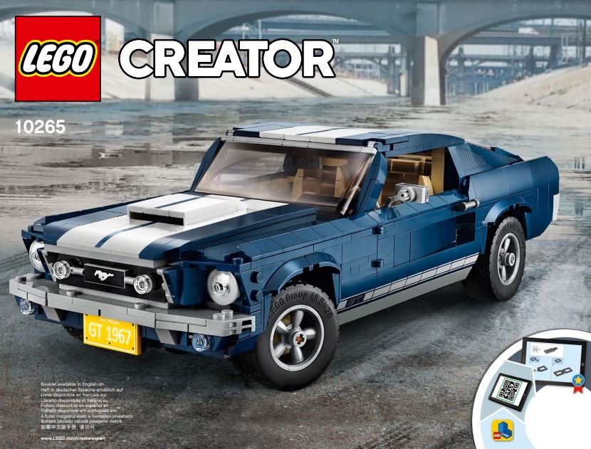 pièce détachée lego 10265 Creator expert Ford mustang