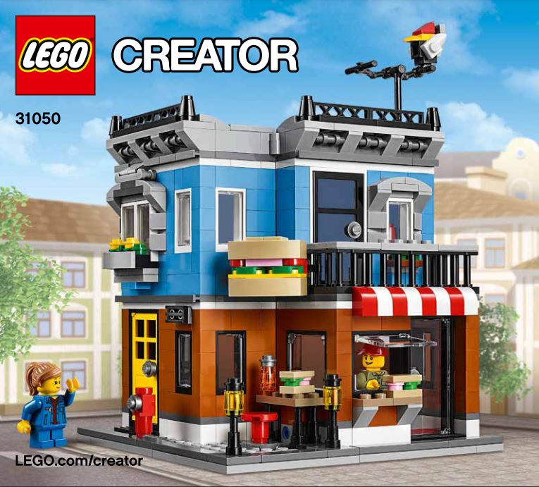 pièce détachée lego 31050 lego Creator 3 en 1 le comptoir Deli