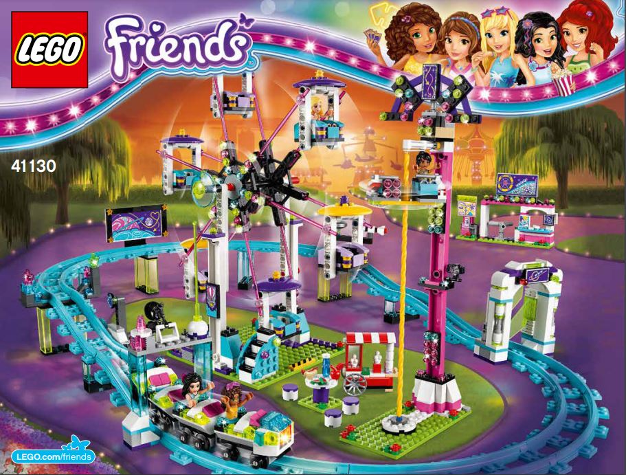 pièce détachée lego 41130 lego Friends les montagnes russes du parc d`attractions