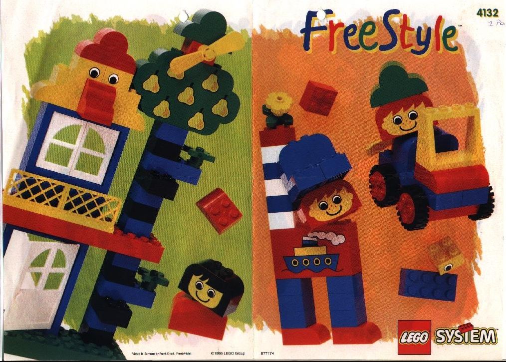 pièce détachée lego 4132 lego freestyle building set #3