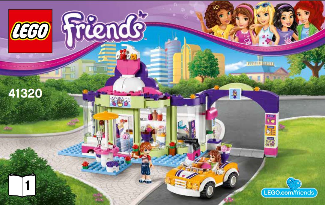 pièce détachée lego 41320 lego Friends le magasin du yaourt glace