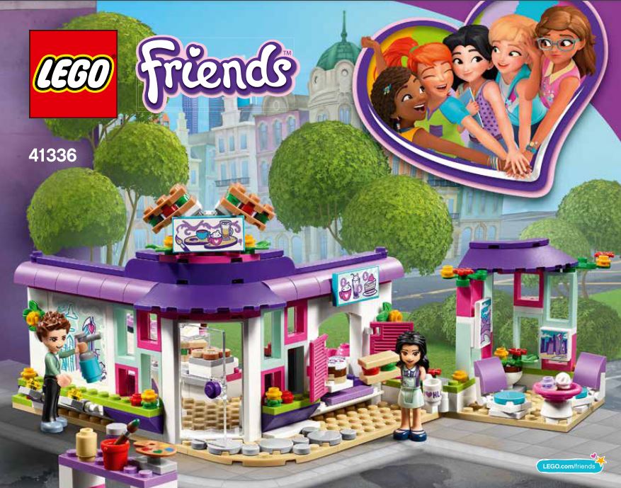 pièce détachée lego 41336 lego Friends le café des arts d`Emma