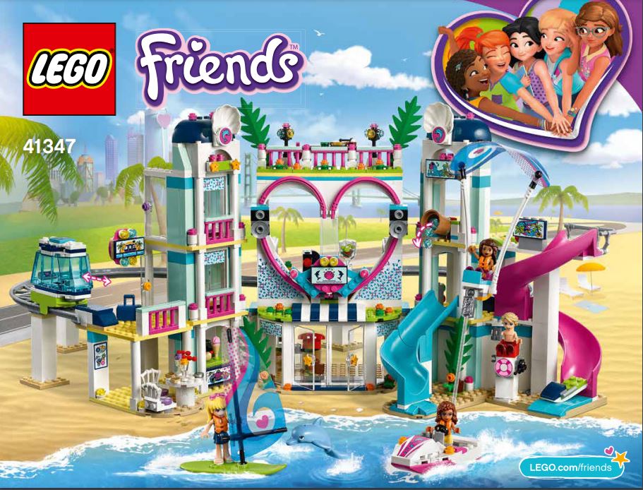 pièce détachée lego 41347 lego Friends le complexe touristique d`heartlake city