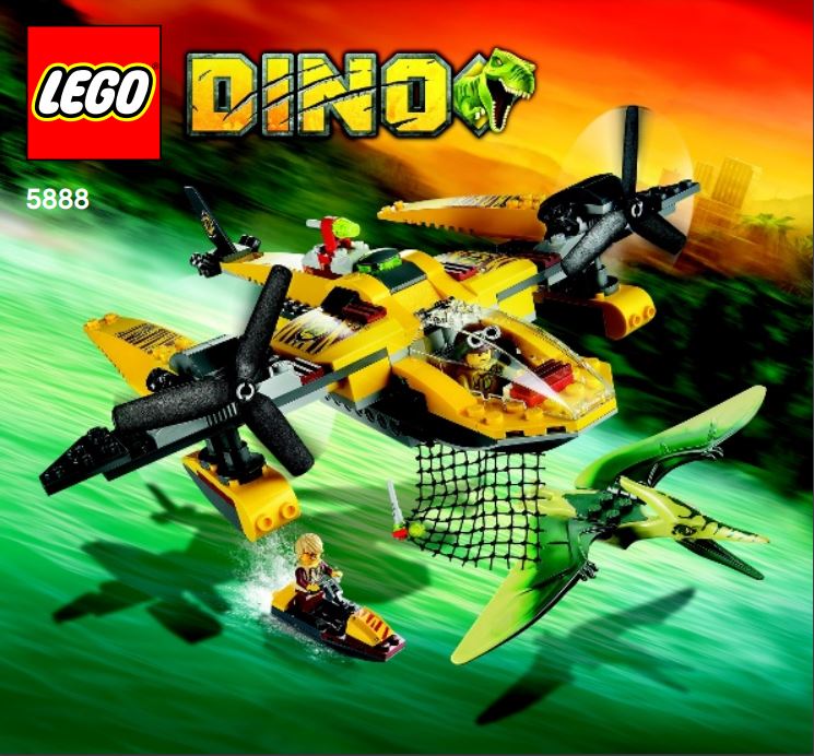 pièce détachée lego 5888 lego Dino l`intercepteur de l`océan