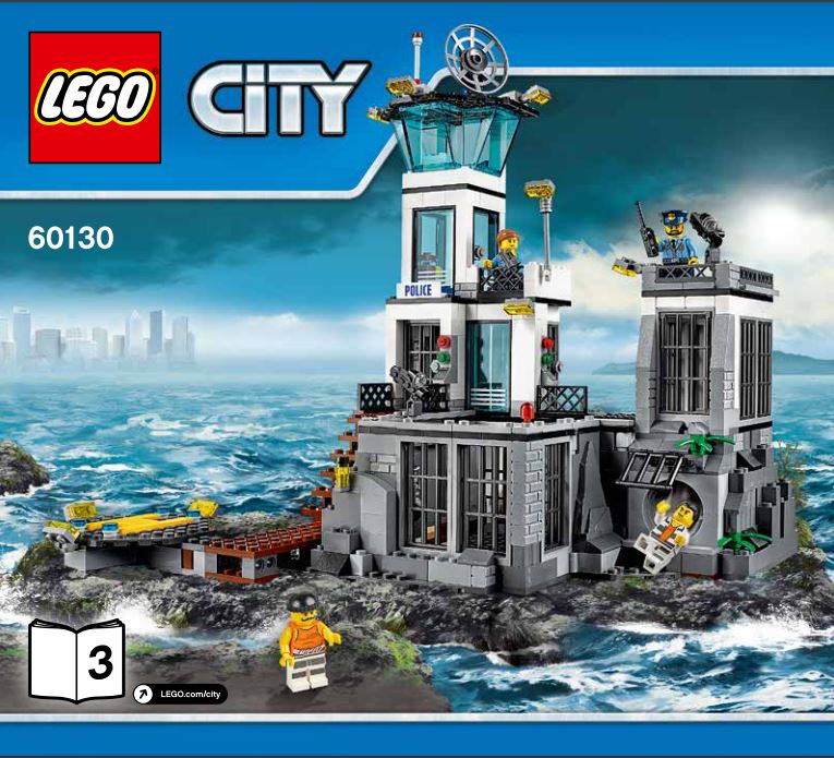 pièce détachée lego 60130 lego city la prison en haute mer