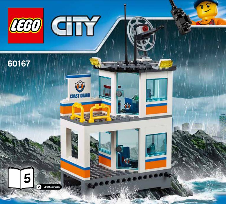 pièce détachée lego 60167 lego city le qg des garde-côtes