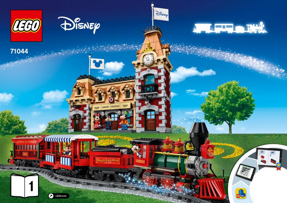 pièce détachée lego 71044 lego Disney le train et la gare Disney