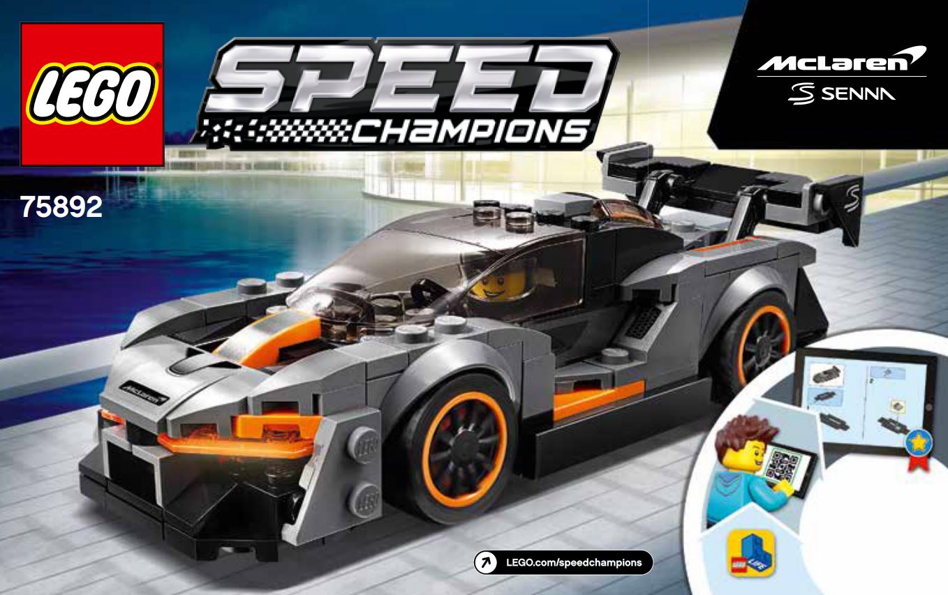 pièce détachée lego speed champions mclaren senna 75892