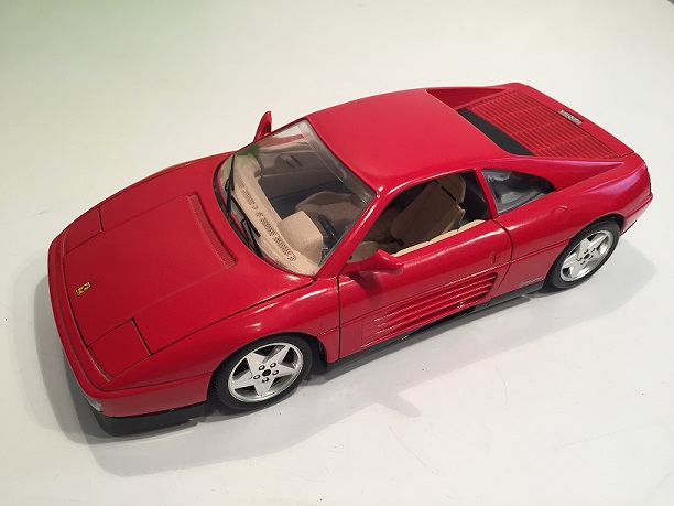 pièce détachée miniature Ferrari 348 tb 1989 burago 1.18 1.18e 1.18eme