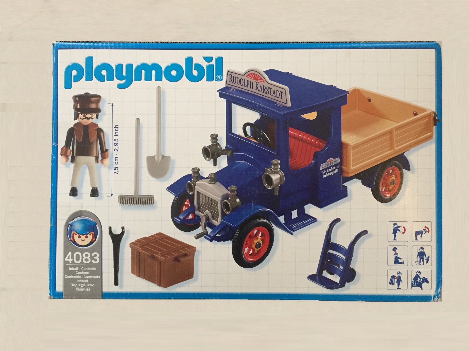 pièce détachée set Playmobil 4083 camion de livraison belle époque 1900 