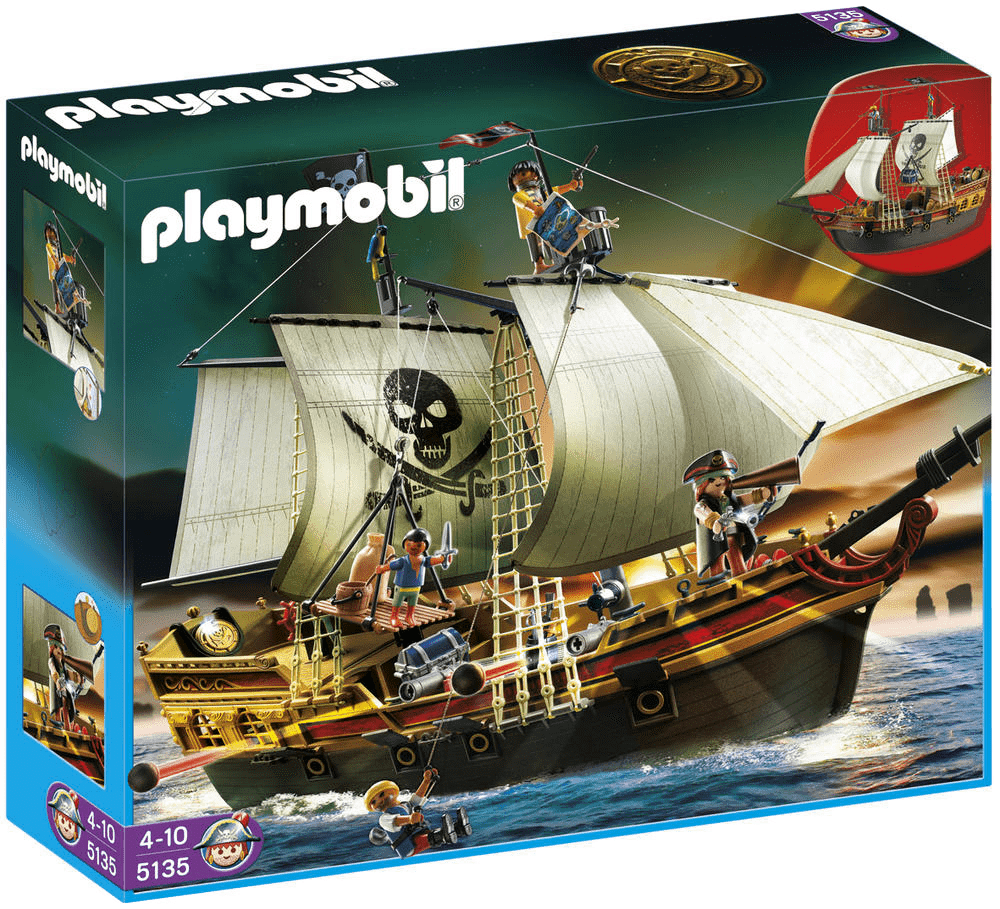 Pièce détachée Set Playmobil 5135 Bateau d'attaque des pirates