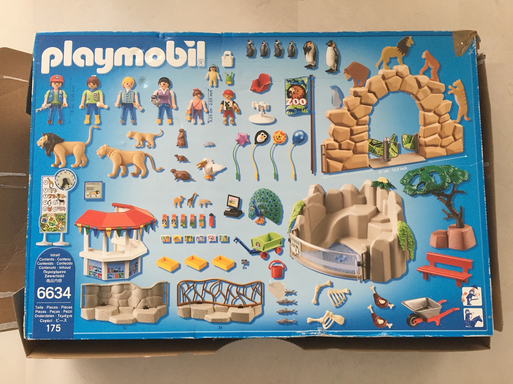 Pièce détachée set Playmobil 6634 Le grand zoo