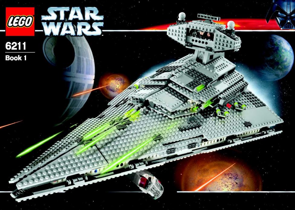 pièce détachée set Lego 6211 lego Star Wars impérial star destroyer