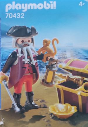 pièce détachée set Playmobil 70432 pirate avec coffre au trésor